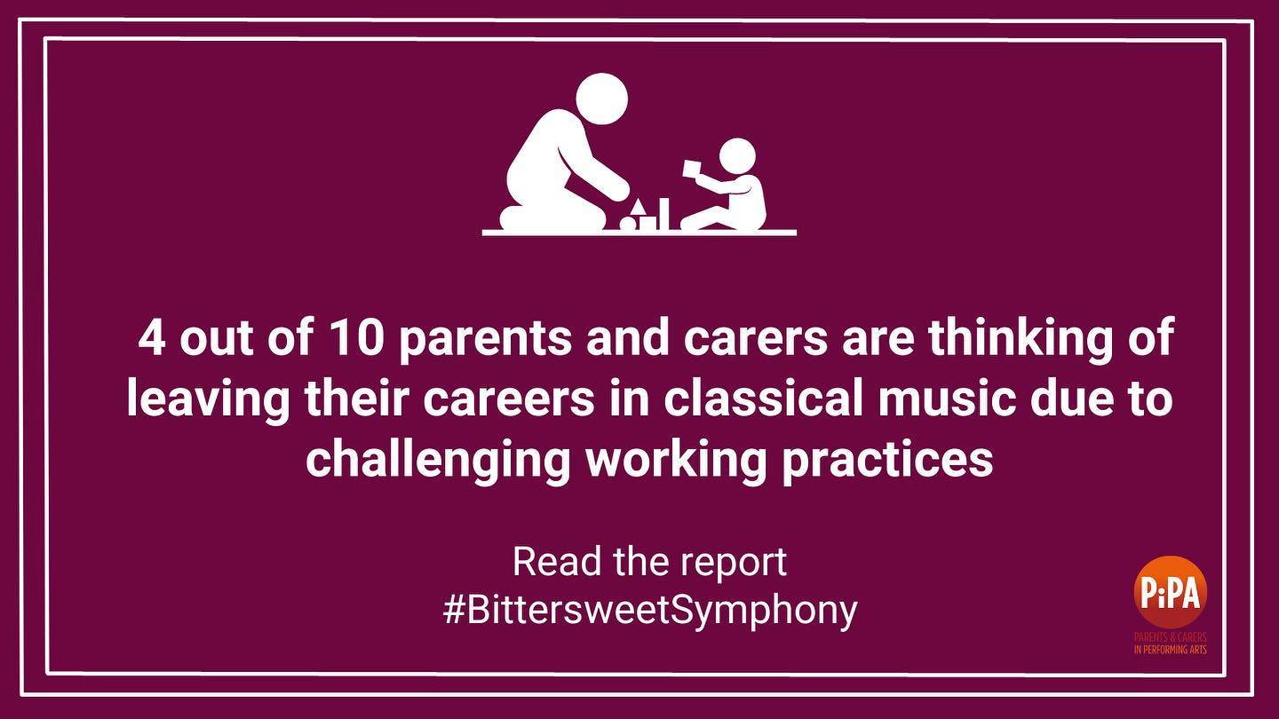 Such important and sobering reading for all working in Classical Music from @pipacampaign . Traditional working practices are barriers for parents and carers who want to continue working in the sector.
We are calling on industry leaders to create an industry that works for everyone.
We strongly recommend heads of all our opera companies and classical music institutions please read this report by @PiPACampaign and get involved. Let’s make the 2020s the decade of change for our sector- the time has come.
https://pipacampaign.org/research/a_bittersweet_symphony
#bittersweetsymphony #parentsinperformance #operasingersofinstagram #workingmother