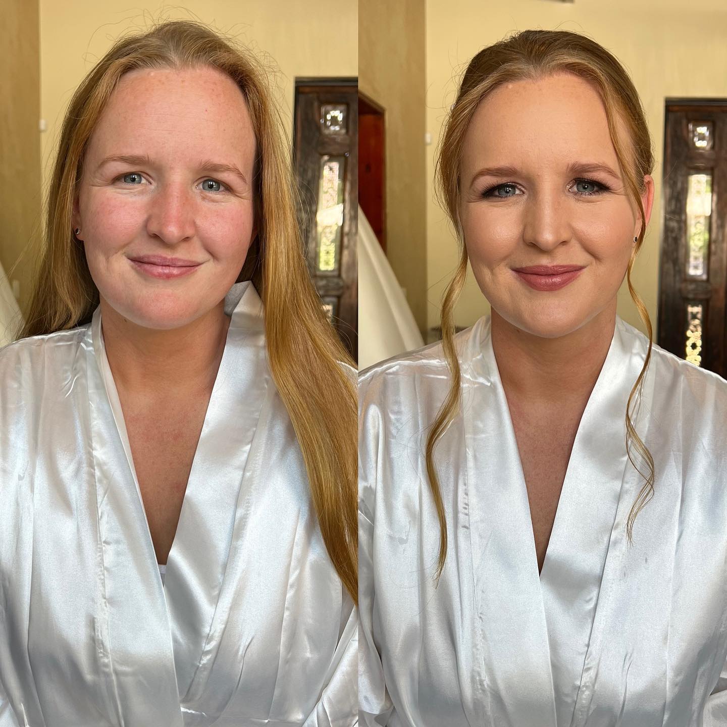 Maxine today at @redivorysa.
#bridalmakeup #weddingday #johannesburg #blushingbride #makeupartist