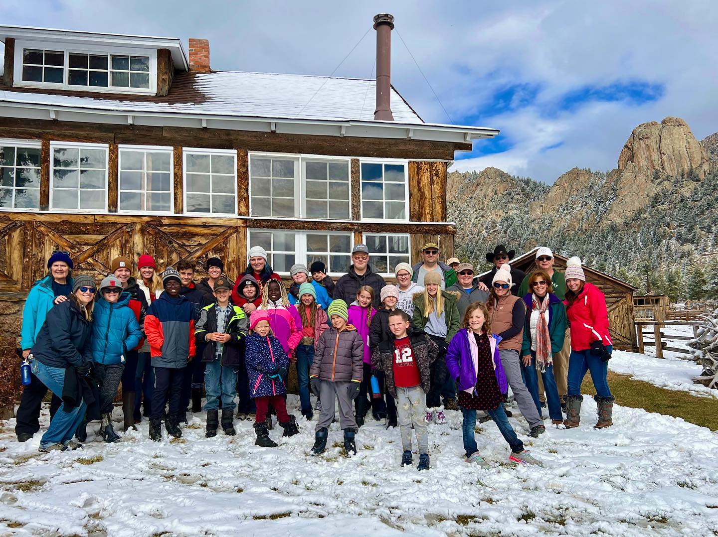 We were bundled up and ready to learn! Happy to have had this great group out for some educational fun.