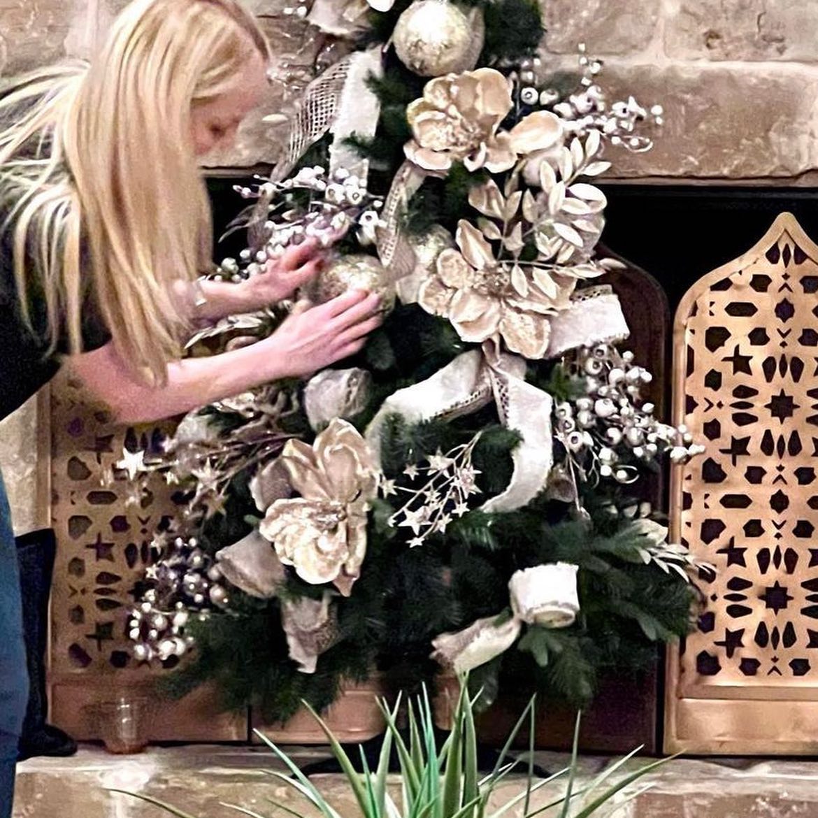 Kicking off the holiday season 🎄with tree decorating tips! So honored to have visited with this great group of ladies at @amicarockwall who do so much for our community👏🏻