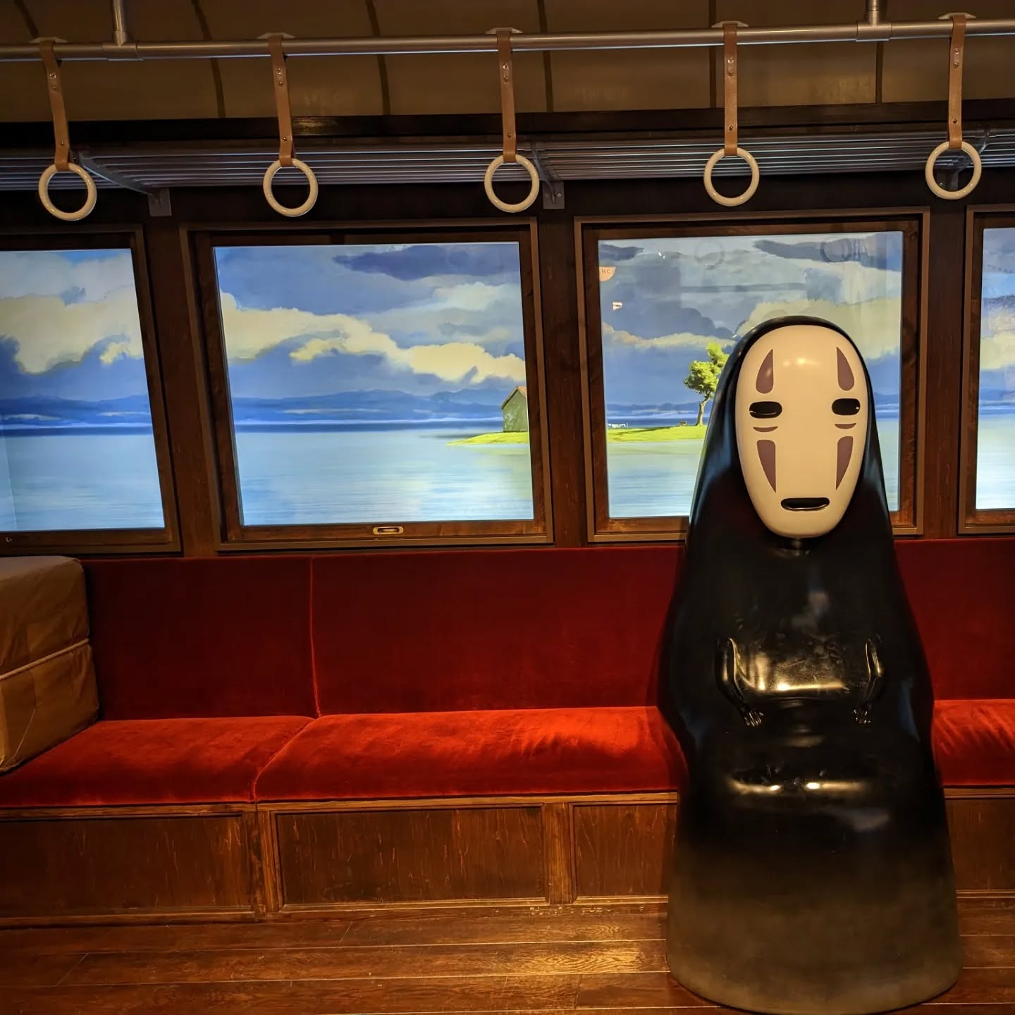 Catching a train to the world of Miyasaki #ghibli #ghiblistudio #ghiblipark #spiritedaway #myneighbortotoro #castleinthesky #pompoko #catbus #graveofthefireflies #candy #setsukocandy #childhood