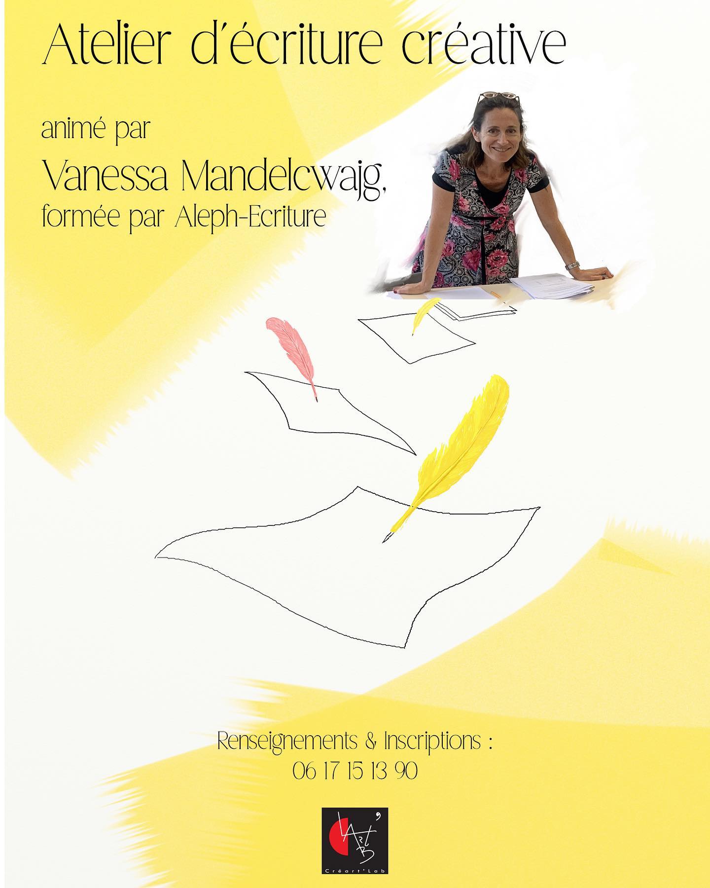 Atelier d’écriture avec Vanessa 🖊