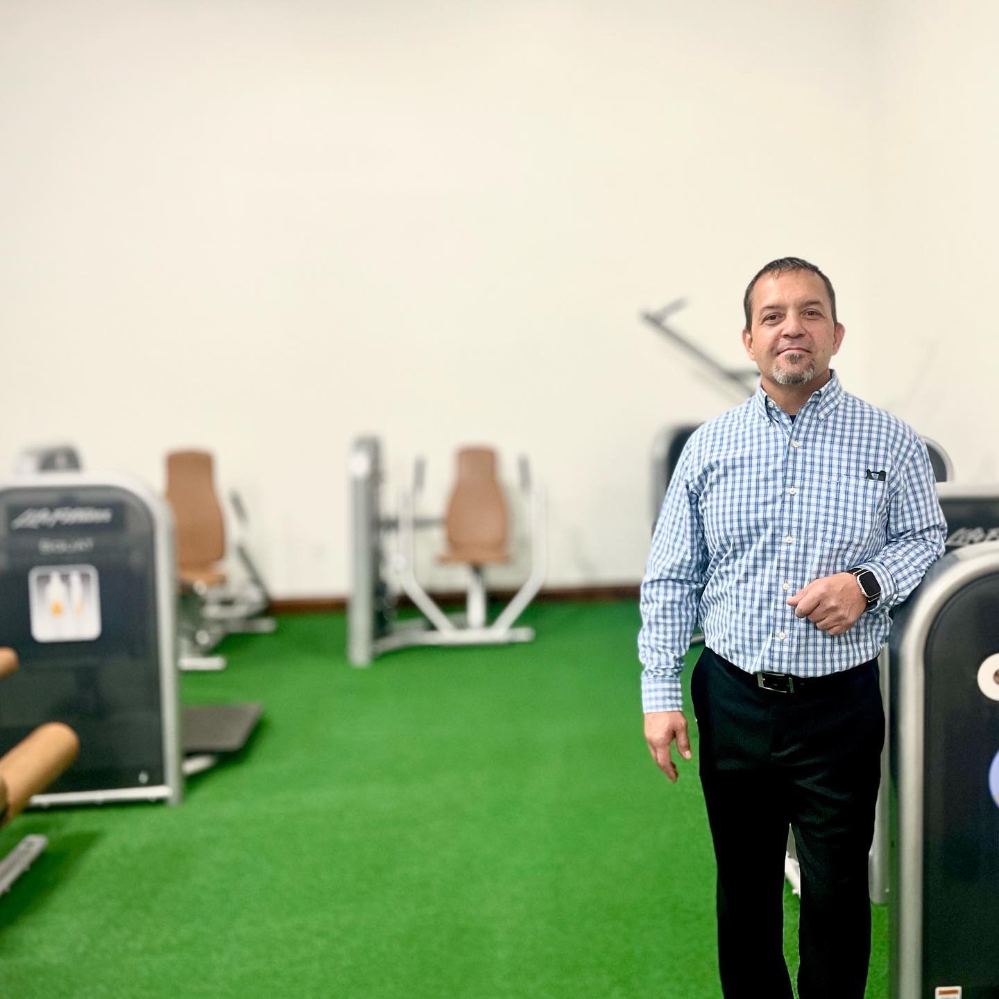 Meet our Physical Therapy Assistant, Mike Hugues.
We are excited to introduce him! He has been serving people since 2004! He has a lot of different training and isn’t afraid to jump right in! You will love working with Mike if you haven’t already 😉