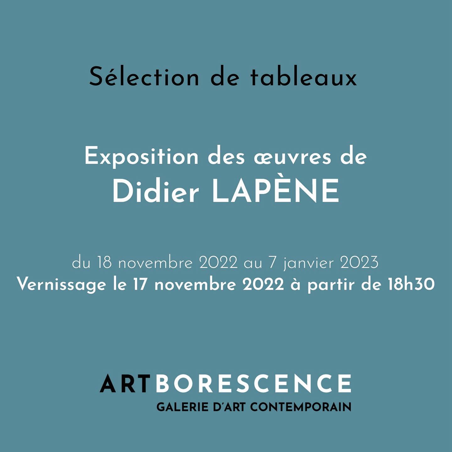 Exposition des œuvres de Didier Lapène
Sélection de tableaux
Du 18 novembre 2022 au 7 janvier 2023
_____________________________
@carrerivegauche #artborescence #galerieartborescence #art #galerieart #artcontemporain #didierlapene #frenchpainter #paris #carrérivegauche #contemporaryart #atelier #instaart #artadvisor #artgallery #ruedebeaune #huilesurtoile #artwork #exposition #expositionparis #paris+ #troiscouronnes #biarritz #bretagne #ocean #borddemer