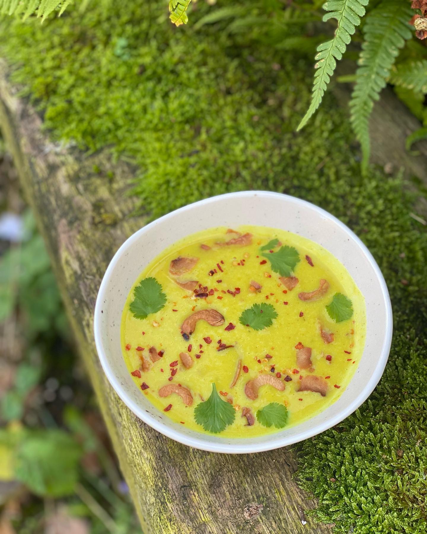 Cooking from a kitchen garden is my favourite way to inspire new dishes. Even in November in the UK, you can find something precious to turn into a joyful dining experience; fresh, seasonal and straight from the earth to the table. Last week at @west_lexham I saw celeriac growing and this became my creative brief. This hearty celeraic soup with coconut and roasted cashews is what we delivered. A #muladhara explosion with its warming taste and golden hue ๐๐๐๐๐
Thank you @nicolejoannaharley and @pinch_of_greens for being the best team in the kitchen and my endlesss thanks to @lucycarlybirnie for growing this beautiful garden that inspires me as a chef ๐ฑโจ