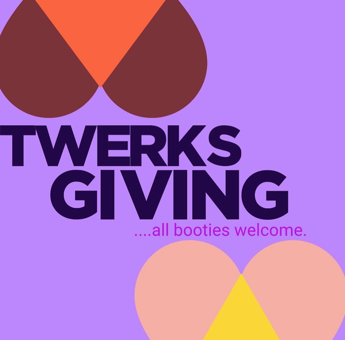 WERQ Twerksgiving Friday November 25th 10-11am!!!
Come twerk off the turkey with @haley.werqfitness & @taraj.jackson. 🍑💜🦃
We will be hosting a canned food drive donation for Mimi’s Pantry. Please bring a canned food item for free entry.