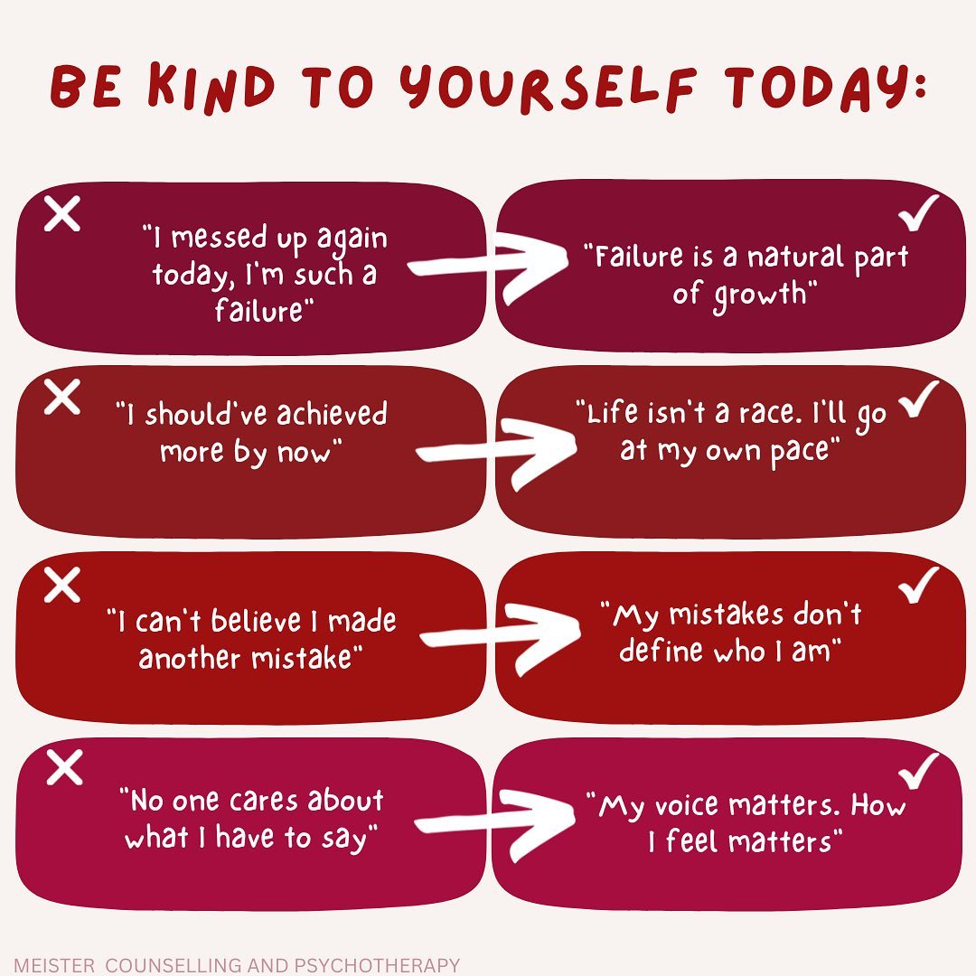 Although it may be difficult at times, it’s always important to be kind to yourself 🥰
#worthy #youareworthit #happiness #love #selflove #therapy #couplescounselling #relationships #healthyrelationship #relationshiptherapy #relationship #marriage #marriagecounselling