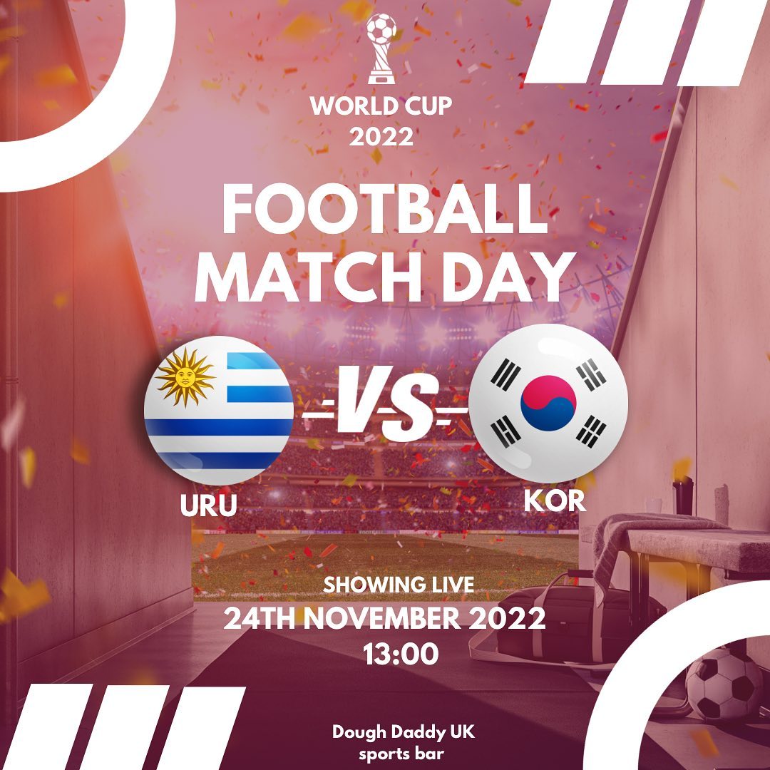 Come and get a piece of the action
as group G and H battle it out .
We are showing all World Cup games !