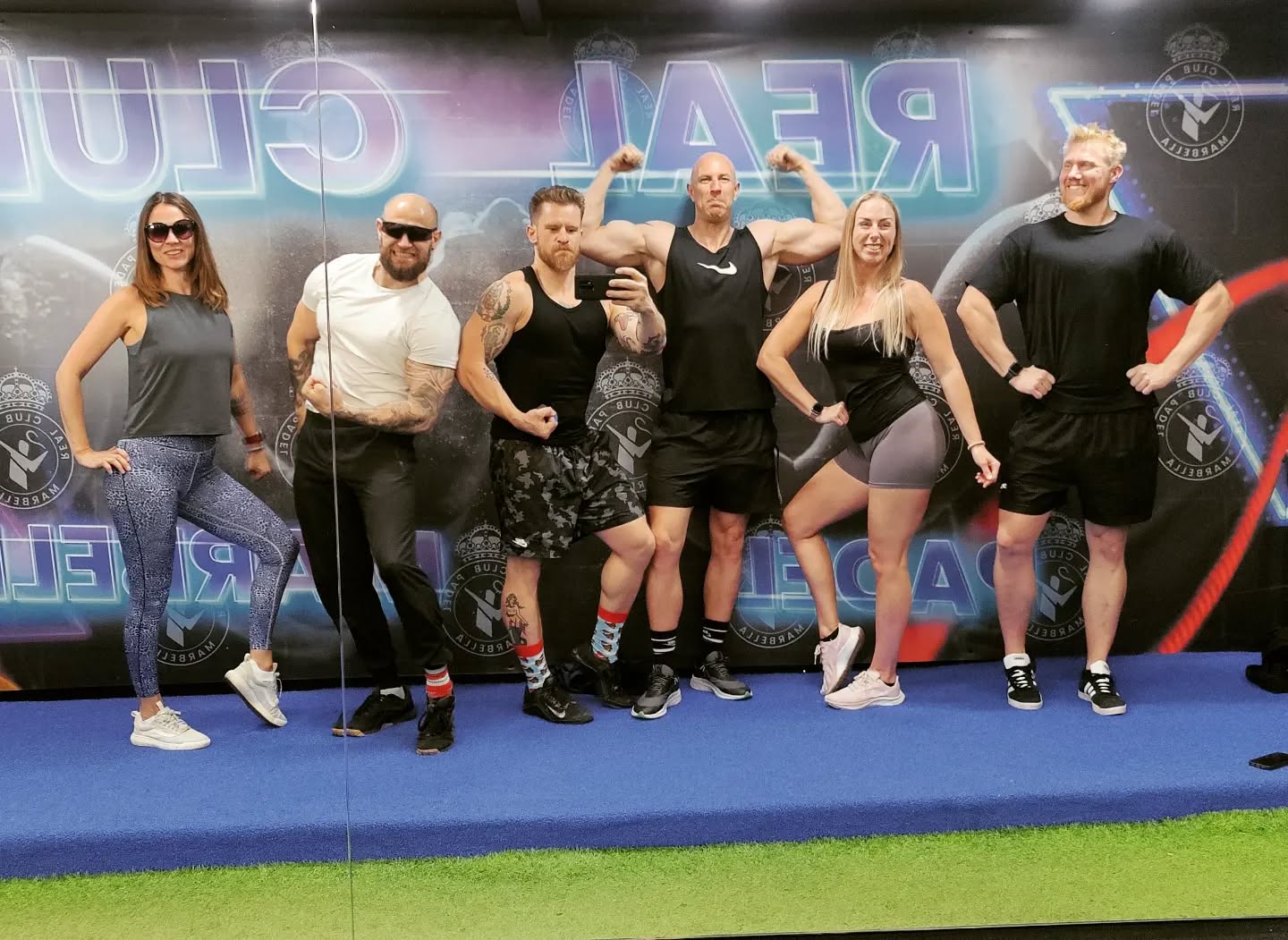 The highlight of my Saturday was getting a sold pump on with this team of beasts.
I won't be surprised if Instagram removes this post. There's just too much sexy in one picture.
#friends
#workout
#highlightoftheday
