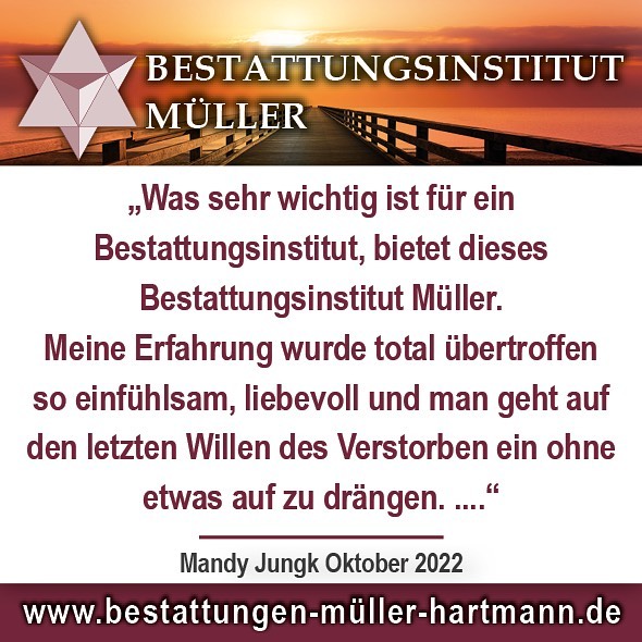 #danke für die tolle #bewertung !!! 🙏 Für einfühlsamen Beistand im Trauerfall … 🌿 Wir sind 24 Stunden in #donaueschingen für Sie da ! Ihr Bestattungsinstitut Müller .. #24h #soforthilfe #durchgehendonline #immererreichbar #erdbestattung #feuerbestattung #seebestattung #beistand #trauerfeier #bestattungsvorsorge #überführung #bestattungsinstitut #donaueschingen #bräunlingen #blumberg #baddürrheim www.Bestattungen-müller-hartmann.de