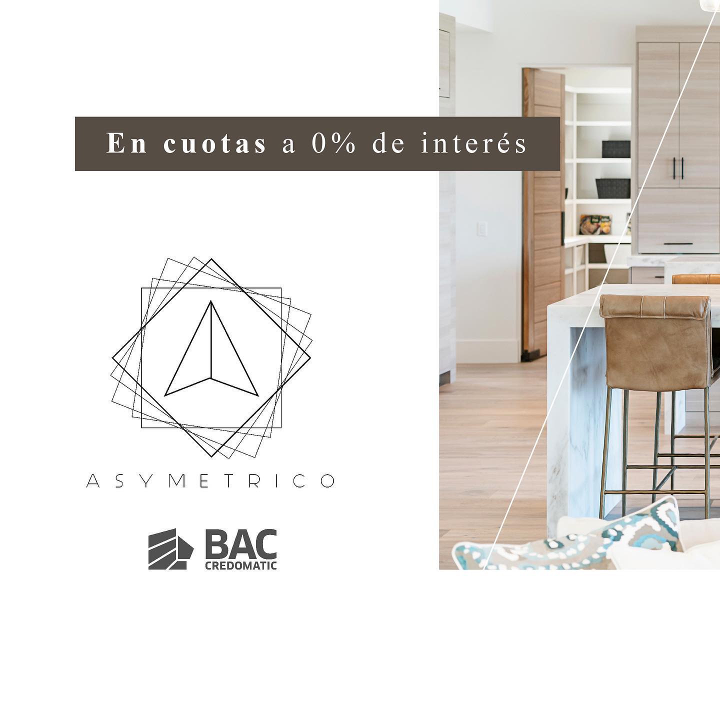 Diseña y renueva con ASYMETRICO + BAC . Financiamiento de hasta 24 meses sin intereses 🏠✨
Contáctanos al DM para iniciar la renovación de tus sueños 💯
* Ciertas condiciones aplican
