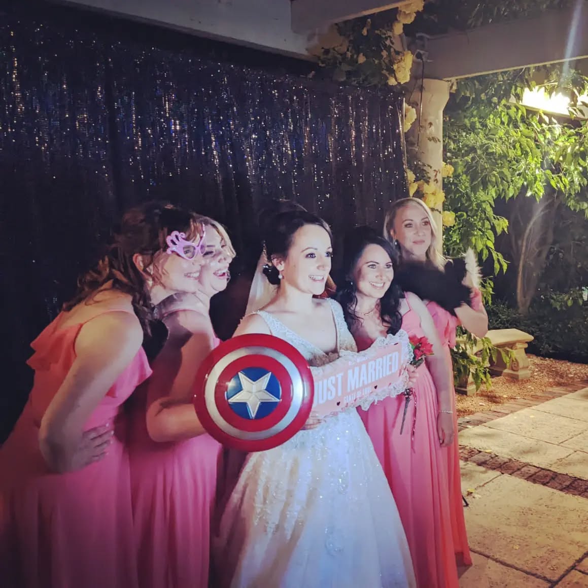 Is it really a wedding without a photobooth starring the bride and her squad?