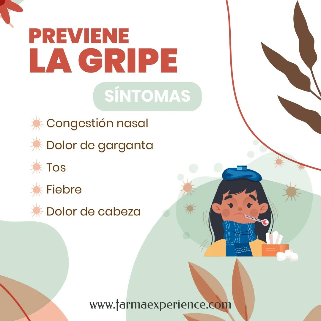 La #gripe es una infección de las vías respiratorias (nariz, garganta y pulmones). Está causada por un virus que se contagia fácilmente de una persona a otra. El virus de la gripe suele causar la mayoría de las enfermedades durante los meses más fríos del año. Consúltanos!
#ProtegeTuSalud #Farmaexperience #Cuidadeti #cronico #pacientes #parafarmacia #madrid