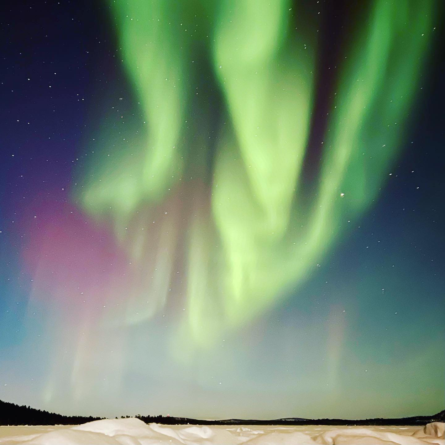 Aurora Boreal #NorthernLights #Laponia #Lapland #Finland #AuroraBorealis 🇫🇮