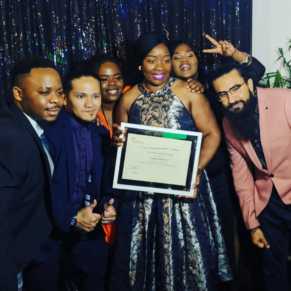 Award winners are grinners! It was a great night for Braemar Aged Cares Christmas Party these guys sure knew how to party!