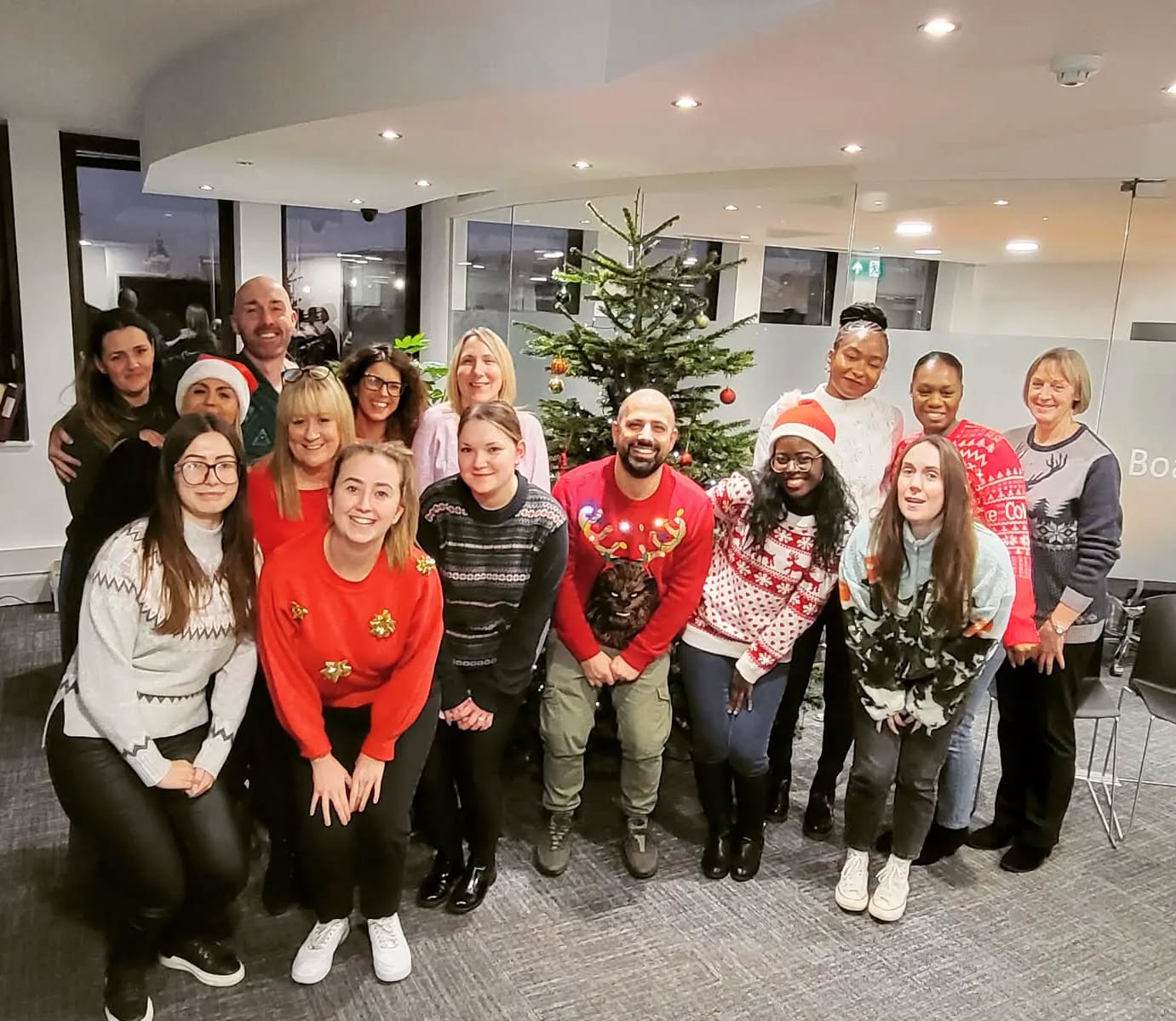 Our office was feeling festive today, our team are celebrating #christmasjumperday in style. š
š
We are supporting Save The Children by raising money for this fantastic cause.
For every £2 donated, the UK government will donate £2!
#Christmas #christmasmood #LBM #blockmanagement #londonblockmanagement #savethechildern #london #Islington