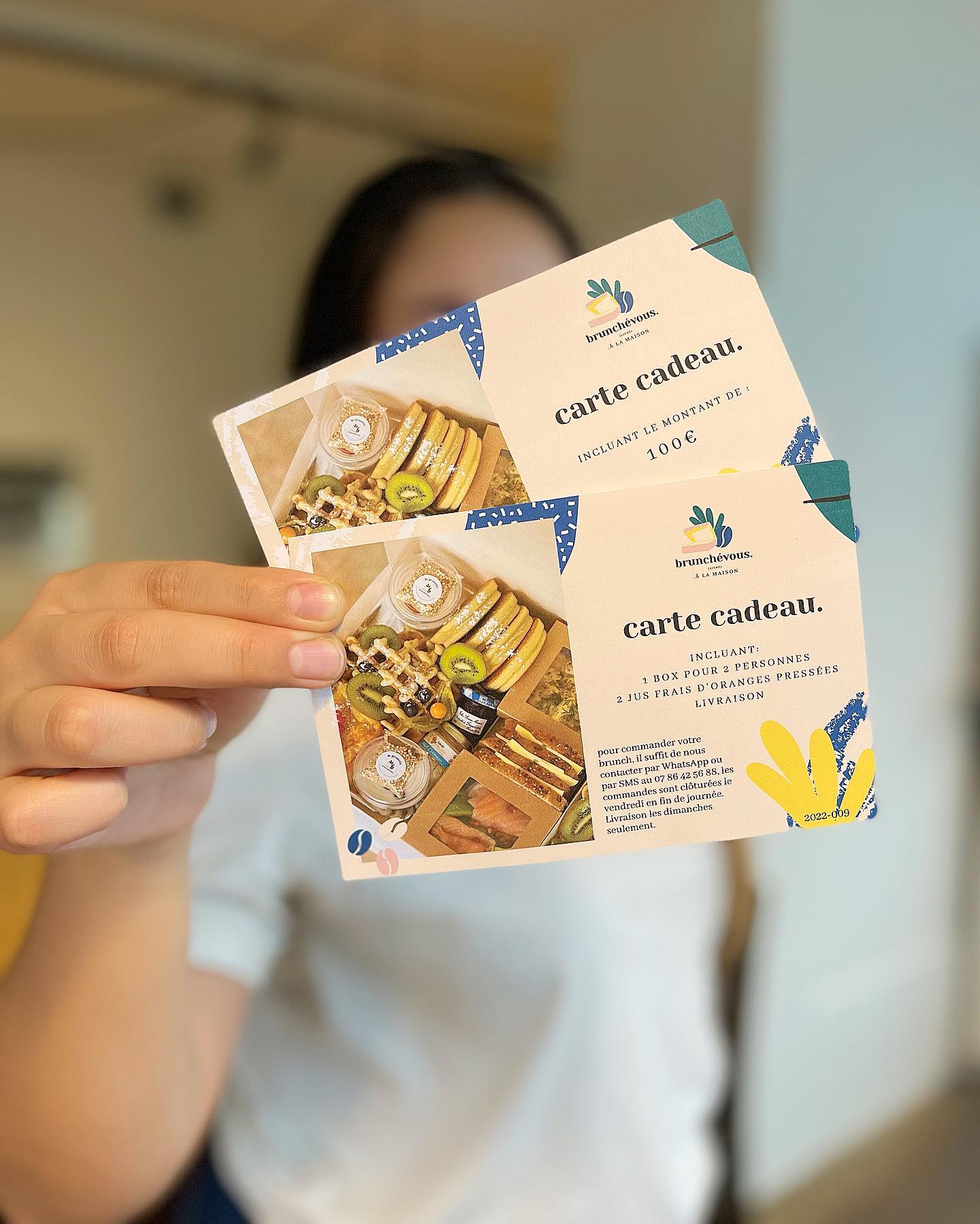 Nos cartes cadeaux brunchĂ©vous ! đđ§Ą
Il suffit tout simplement de nous indiquer ce que vous souhaitez ajouter sur la carte, par exemple : 1 box pour 2 personnes + 2 jus dâorange + livraison,
Ou alors si vous prĂ©fĂ©rez la charger dâun montant, par exemple 50âŹ,
Indiquez-nous la commune de livraison pour connaĂźtre le tarif, si vous souhaitez lâinclure dans la carte âșïž
â ïž La commande se fera directement sur notre ligne dĂ©diĂ©e comme pour les box : sms ou WhatsApp au 0786425688
(paiement par virement bancaire)
#brunchevous #brunchbox #cartecadeau #food #foodinstagram #brunch #brunchtime #brunchhautesavoie #brunchdudimanche #event #saintcergues #stcergues #machilly #juvigny #veigy #veigyfoncenex #loisin #lucinges #bonsenchablais #douvaine #villelagrand #fillinges #nangy #bonne #ballaison #cranvessales