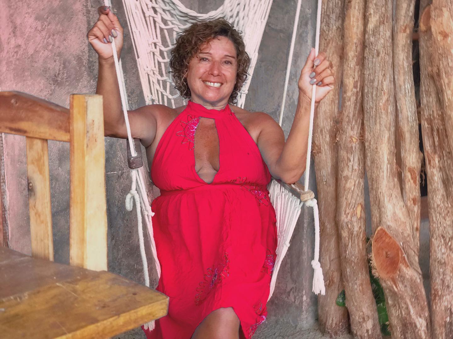 Hostel Jericoacoara - Varanda da acomodação "Patagônia" (Quarto compartilhado / mulheres). - vem viver o lado bom da vida! 🌺