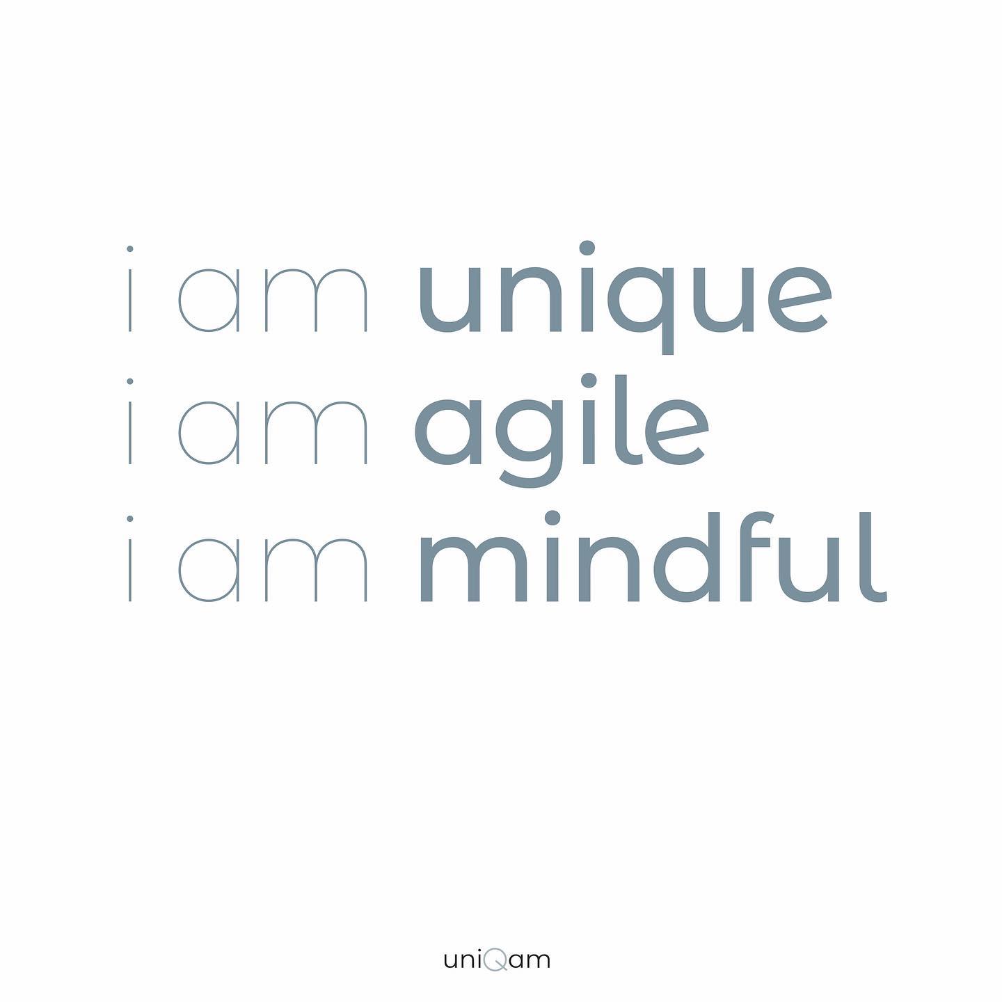 uniqam, das bedeutet unique – agile – mindful.
Das bin auch ich, Melanie Kampe und ich helfe Ihnen, Ihren einzigartigen Weg zu finden, diesen achtsam zu gehen, frei von Angst Fehler zu machen und immer wieder mit Veränderungen zugewandt umgehen zu können.
Denn „nichts ist so beständig, wie der Wandel“, sagte schon der griechischer Philosoph Heraklit.
#coaching #personalcoaching #businesscoaching #unique #agile #mindful