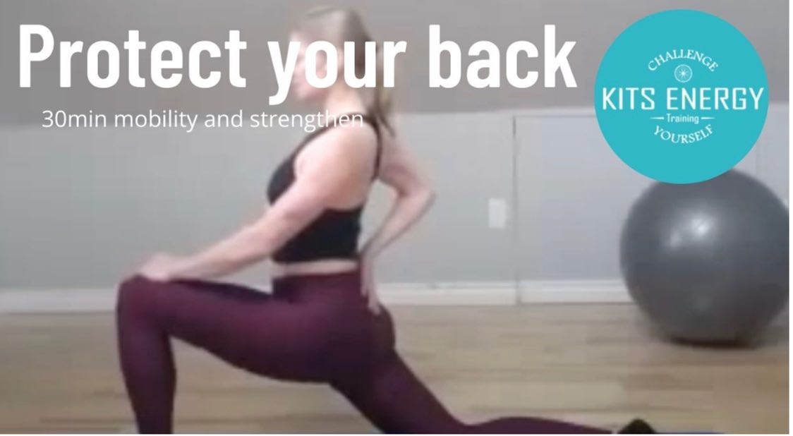 This short 30min workout includes both stretching and strengthening exercises to support the low back. Please note that is NOT a rehab workout and the 2nd half should not be attempted if you are currently in acute pain. If any of the exercises increase pain (in a bad way) please stop immediately. Don’t push through the pain. Link to video in bio. #preventbackinjury #preventioniskey #coreworkout #lowbackexercises #lowbackstrength #corestrength #homewokrout #maintainastrongback #strongback