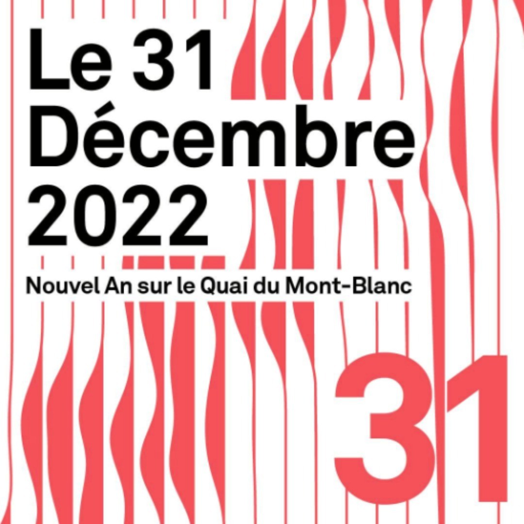 Pour le réveillon, nous serons à Genève sur le quai du Mont-Blanc