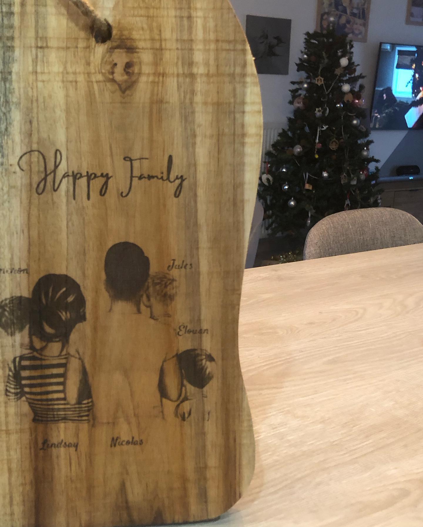 La gravure sur planche a fait des heureux pour Noël