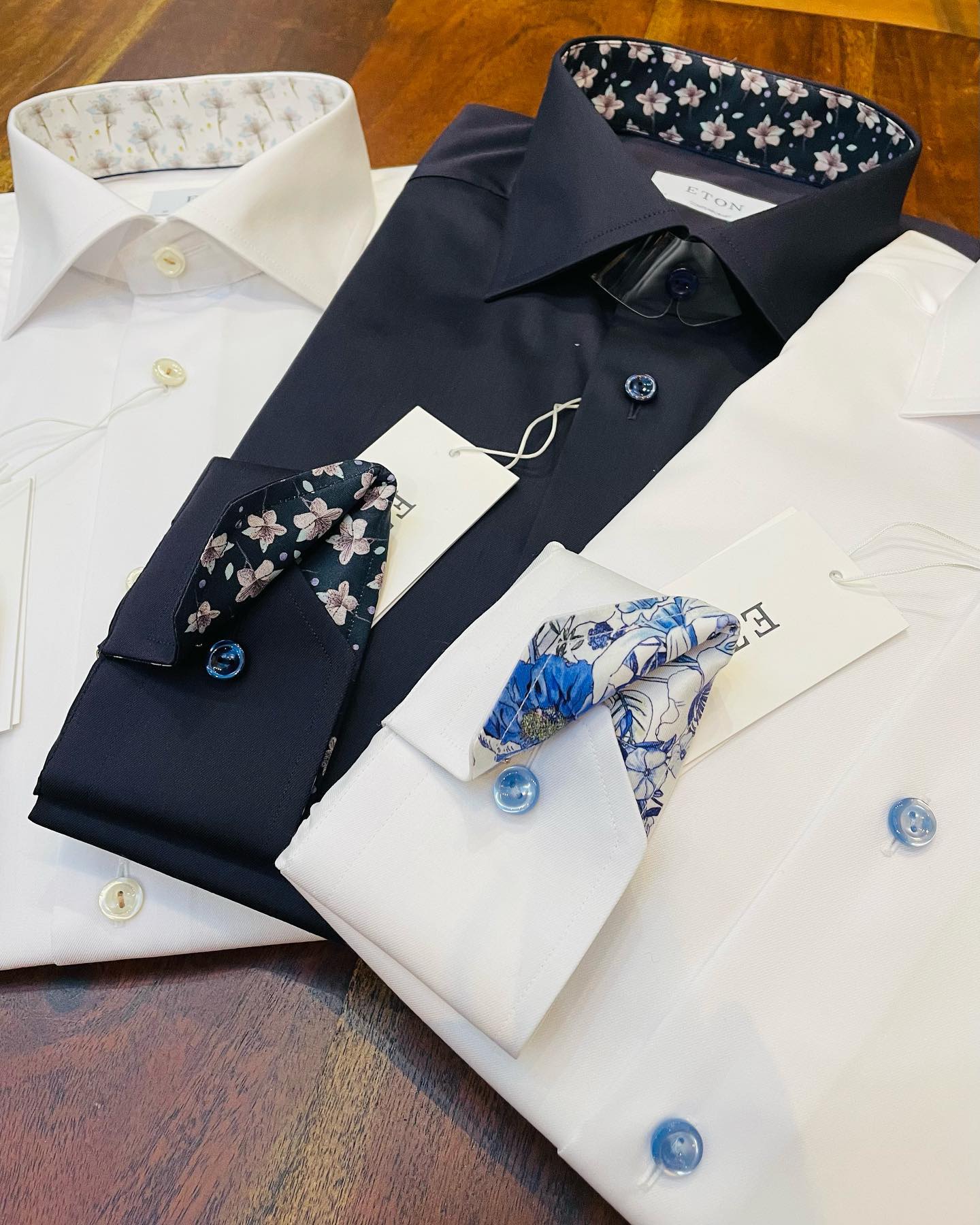 New Year. Wardrobe refresh. New Eton shirts for a new start. Classic business, event or casual. #etonshirts #turnerandhares #cirencestermenswear #mensshirts #buisnessshirts #swedishmenswear #cotswolds #cotswoldwedding #cotswoldslife #shoplocal #cirencesterbusiness #cirencestershopping