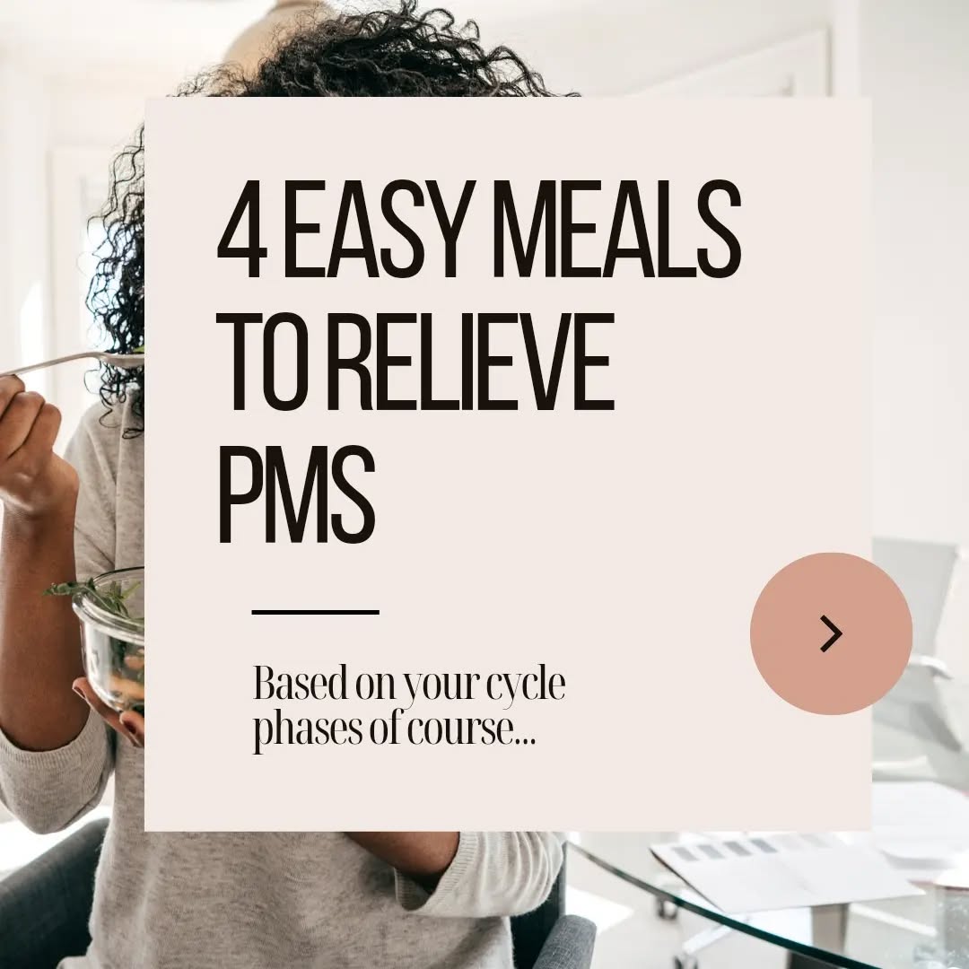Eating for balanced hormones and cycle syncing doesn't have to be complicated.
I love batch cooking my protein and veggies while my toddler gets to run crazy and enjoy family time. For me that's what it's all about - finding sustainable ways to be healthy (not perfect) and present!
Following my cycle gives me clarity and helps me meet my hormones where they're at. I'll share more posts on cycling your life, exercises, and meals with your cycle to help provide more direction on your hormone-balancing balancing journey, because I want that clarity for you too.
You will show up as a better mom, wife, and friend, and not feel like you're pouring from an empty cup anymore.
If you want more easy recipes and laid back cycle syncing tips like this, join our free community to stay in the loop:
www.pmstobliss.com/the-collective