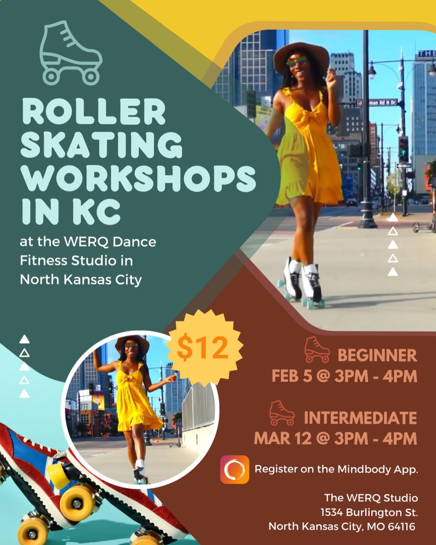 Attention skaters!! We are hosting 2 workshops at the @werqstudio.
Feb 5- Beginners
March 12 - Intermediate
The best way to register is thru the Mindbody app. DM us if you need help!
#rollerskating #kansascity #northkansascity #quadskating