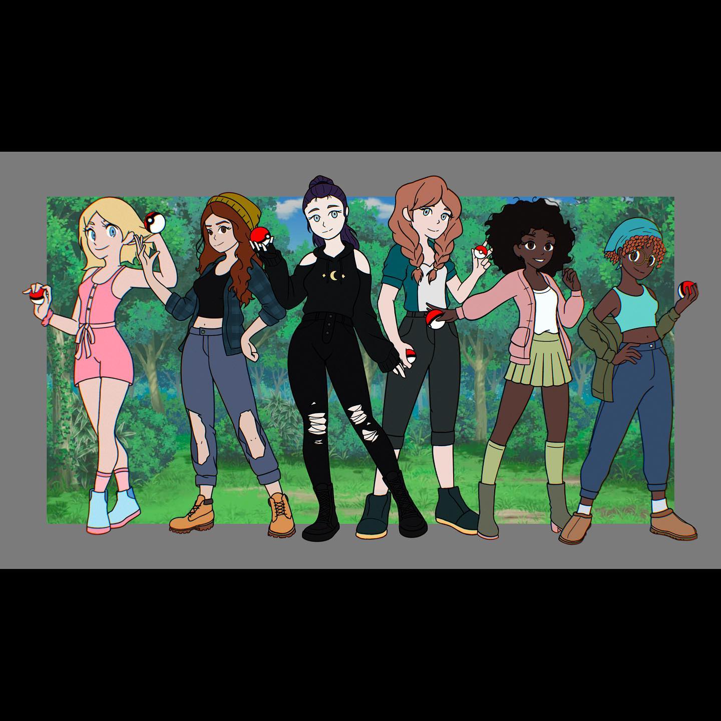 My friends and I as Pokémon Trainers.
#pokemon #pokemonart #fanart #procreate #procreateart #digitalart #digitalillustration #procreateillustration