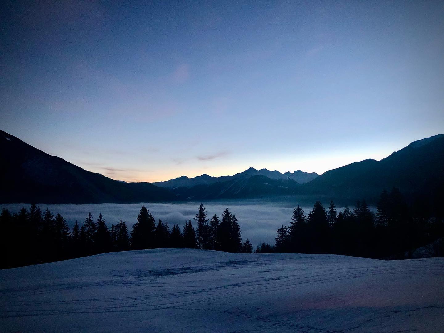 #Stierva #Albulatal #Morgenstimmung #nebelmeer #immer wieder schön 🤩