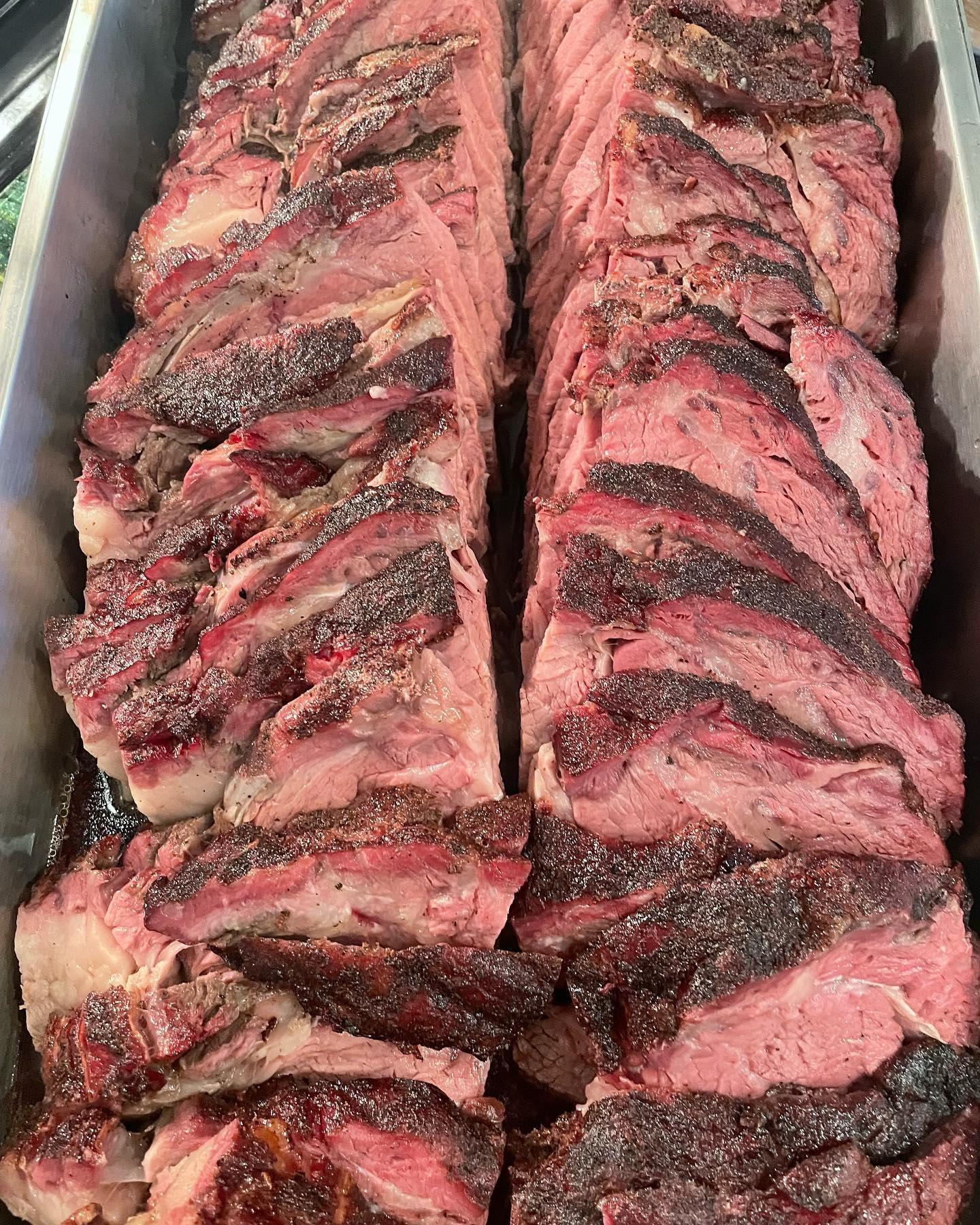 Smoked 2 prime ribs for a late Christmas party. Just over 5 hours on the #traeger