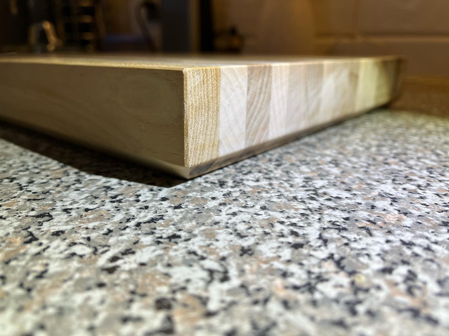 Tapered bottom on all boards so they are easy to pick up even if you don’t want feet put on your board. Rubber non-slip feet are optional on every board as well as personalization.