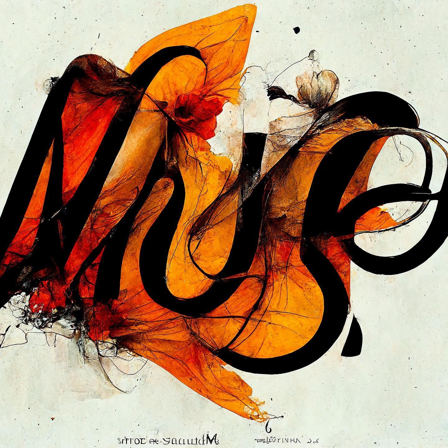 Muse #midjourney #typography