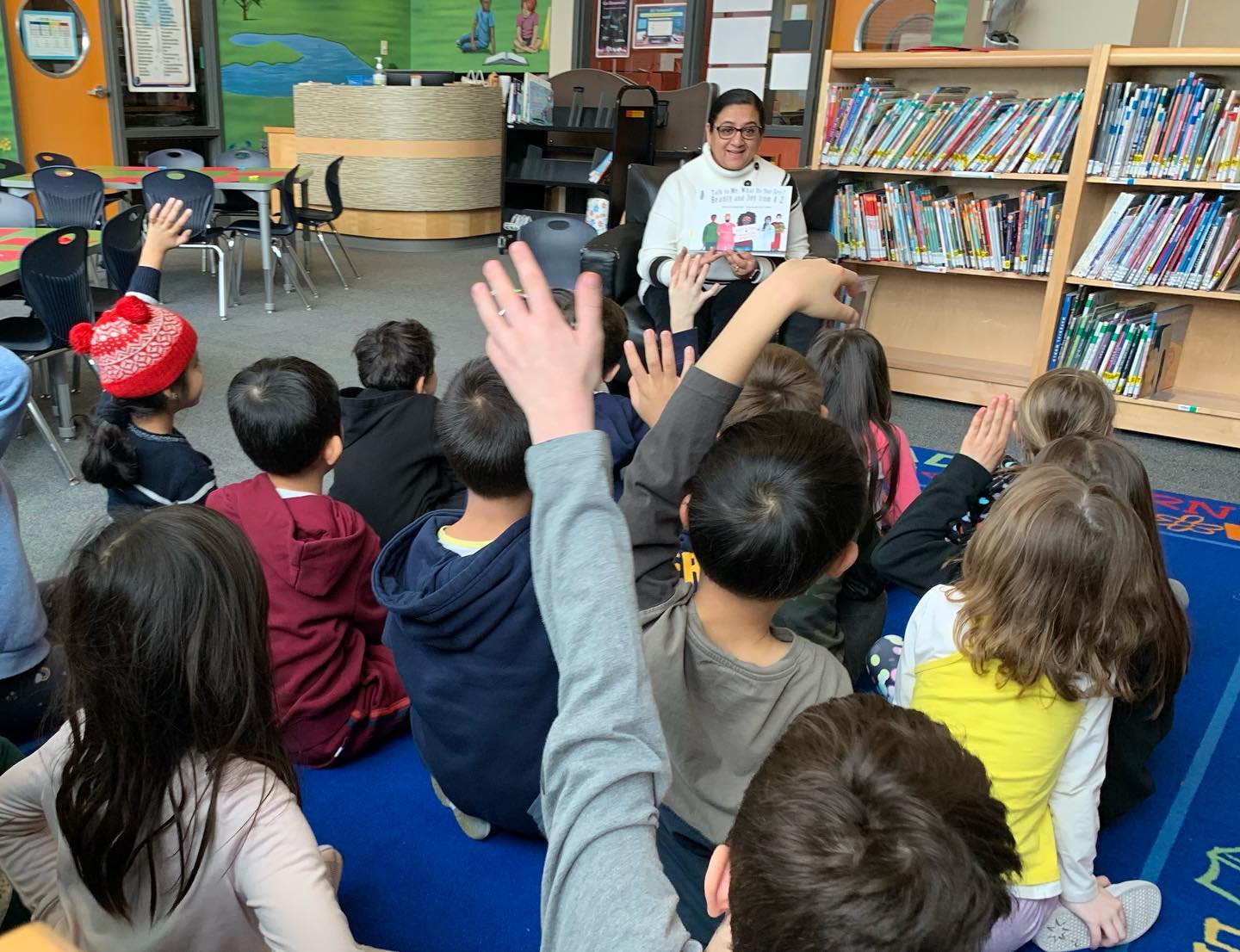 Happy “World Read Aloud” Day! So thrilled to have students ask me to read aloud my book…”Talk To Me, What Do You See? Beauty and Joy from A - Z”