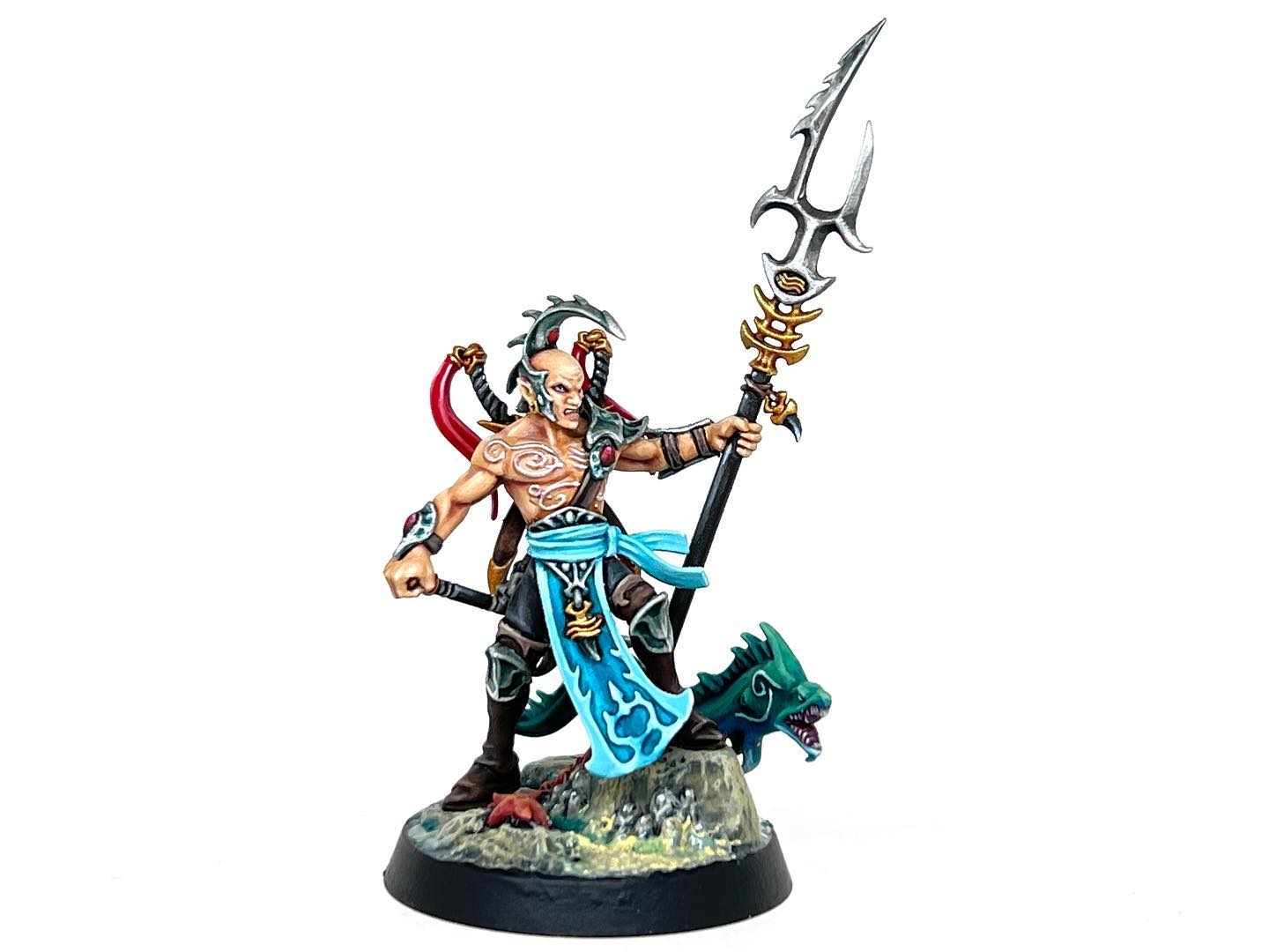 Post 3 of the Idoneth Deepkin project. The clients favourite model I believe!
#akhelianthrallmaster #thrallmaster #idonethdeepkin #ageofsigmar #warhammerfantasy #warhammerageofsigmar #paintingwarhammer #warhammercommunity #gamesworkshop #warhammer #citadelminiatures