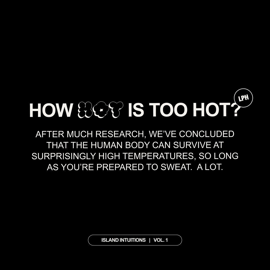 “You’re on fire” they said.
Experts reveal their thoughts on heat tolerance in the tropics.
Insight made possible by: The New York Times
Article by: Randall Munroe