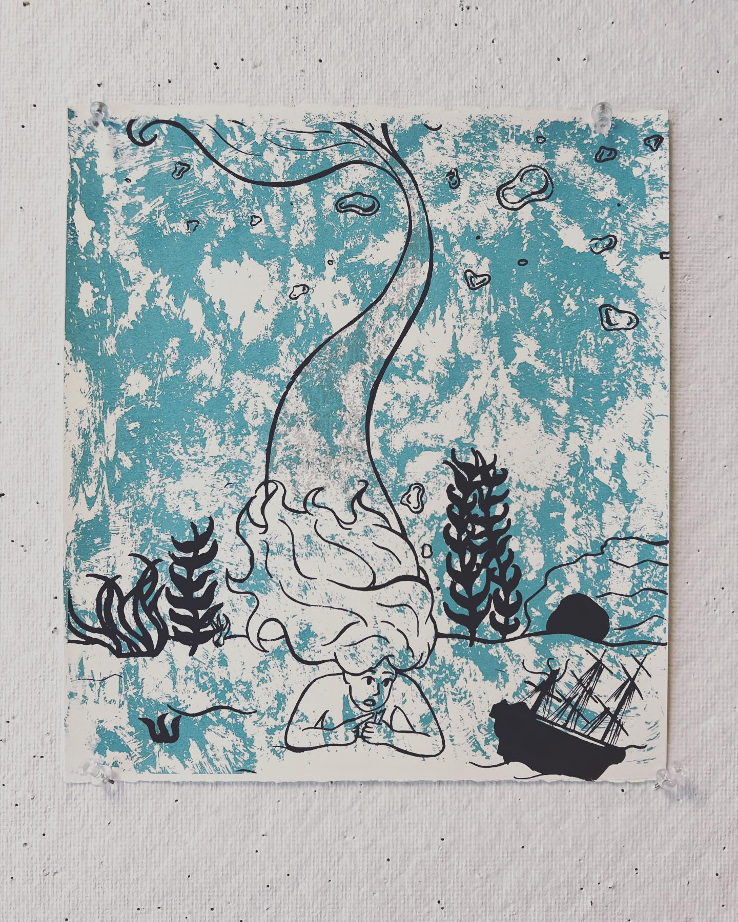 “Tiny Treasure”
#silkscreen #silkscreenprinting #printmaking #printmakingart #art #artist #fineart