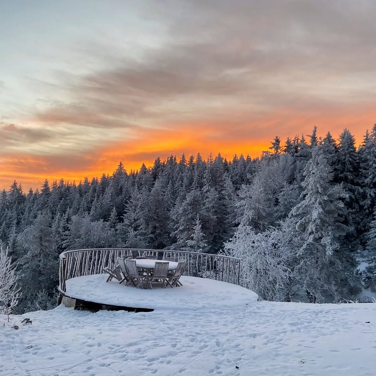 Couleurs spectaculaires au lever et au coucher du jour. Le bleu est de retour, les journées sont déjà plus douces. Bain de lumière et printemps a l'horizon 🕊️
#insync #magiedelhiver #bellessaisons #simplelife #naturelove #permaculture #livingthemoment #montagneardechoise #auclairdelasource #Lanarce