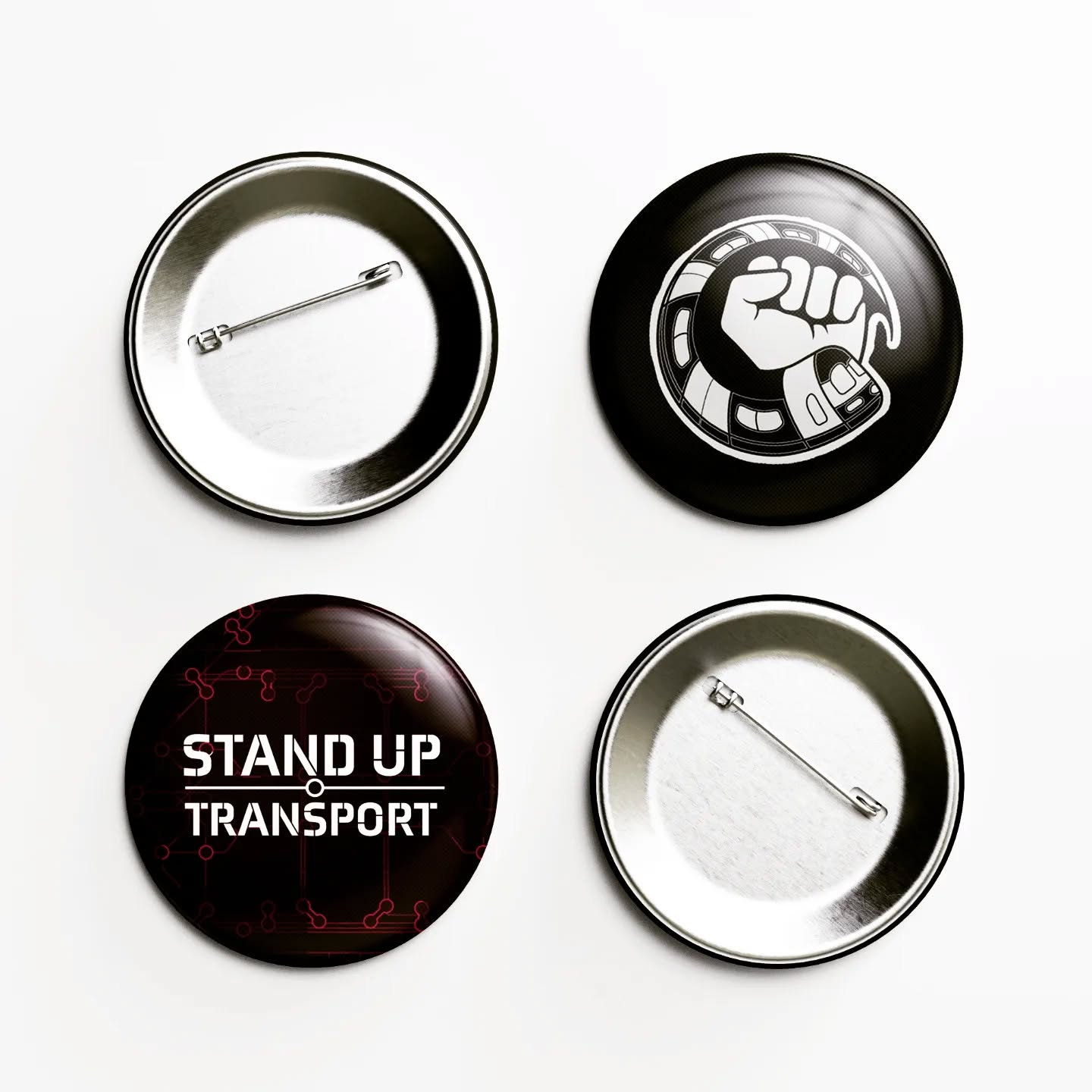 Pin Badges
Advocate! - Standup Transport: Fighting Sexual Harasment on London Transport
@gmdlcc #gmd #ual #universityoftheartslondon #londoncollegeofcommunication #lcc
#graphicdesign #pinbadge #badge
#advocate #feminism #campaign #mockup #protest #activism #feminist #london #londontransport #tfl #transportforlondon #sexualharassment #sexualassault #sa #medusatattoo