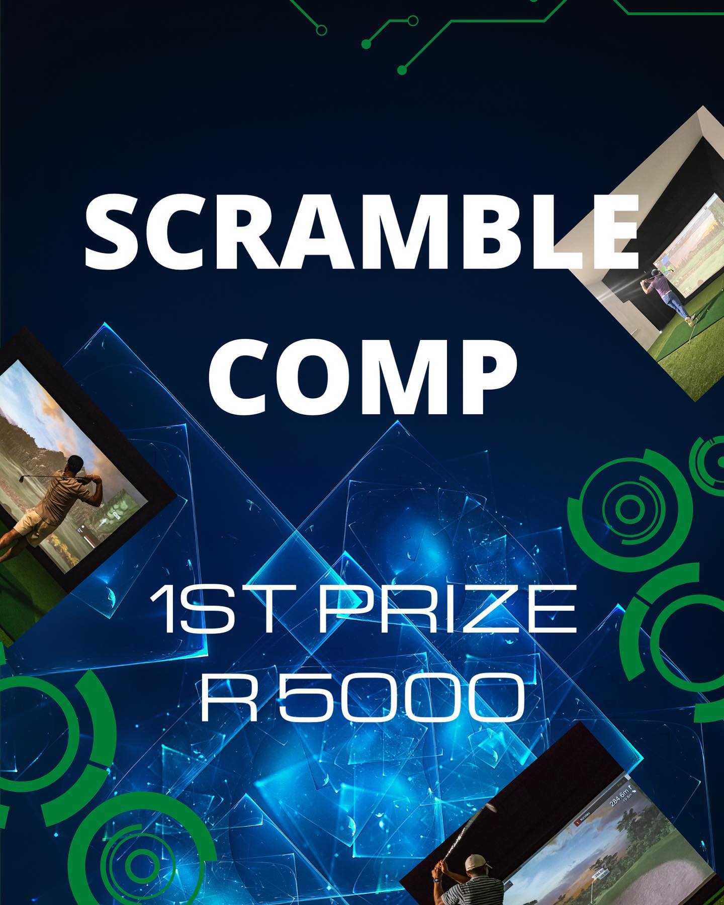 🚨It's time to Squad up for our scramble comp!!!🚨
Do you and 3 mates have the BMT, the cashews, that winning spirit?🤔
Let's see if your squad can outplay the rest in a 9 hole scramble!🧐
🎉Winning squad who scores the lowest 9 hole scramble score gets 1 month free on the Sim.🎉
They will then have a nearest to pin shootout against each other to win a
🏆R 5000 Golf Science Voucher!🏆
👉To enter go to www.ctgolf.co.za
👉Tap the "Scramble Comp" icon and make your booking (R 400 per team)
👉All teams will play a 9 hole scramble on the same course, in a 1 hour slot in our indoor Simulator.
🔥Get on a hot streak to get favorable autoputt results!🔥
2 questions: who's in your squad and how low can you go??!
!!!ACTIVE MEMBERS of the SIMULATOR get 1 FREE entry!!!
🚨Competition ends 31 March 2023🚨
#capetowngolf #golfcpt #golfsimulator #golfrsa
#golfsouthafrica #westernprovincegolf #wpgolf #pgatour #indoorgolf #indoorsimulator #drivingrange #golftips
#lpgatour #lettour #livgolf #golfcoach #golfswing #golfvibes
#golflife #golfgirl #golfgirls #juniorgolf #kidsgolf #sakidsgolf #uskidsgolf