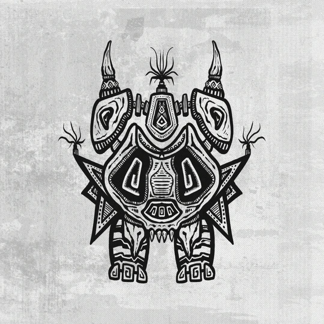 7. Shack Spirit: Ungalatos
8. Shack Spirit: Wanuy Kuru
9. Shack Spirit: Nawi Arana
I'm doing a weird series of 'Shack Spirits' - essentially weird doodles in tribal style with Latin American attributes.
#tiki #tikimask #tikimaskdrawing #tribal #darkart #macabre #dark #procreate #art #ghost #spookyart #oldgods #lowbrow #lowbrowart #gothic #mayan #tribaltattoo #characterdesign #demon #tattoo #digitalart #blackwork #hawaiin #quechua #espirtu #latinamericanart #mexicanart#polynesian #reels