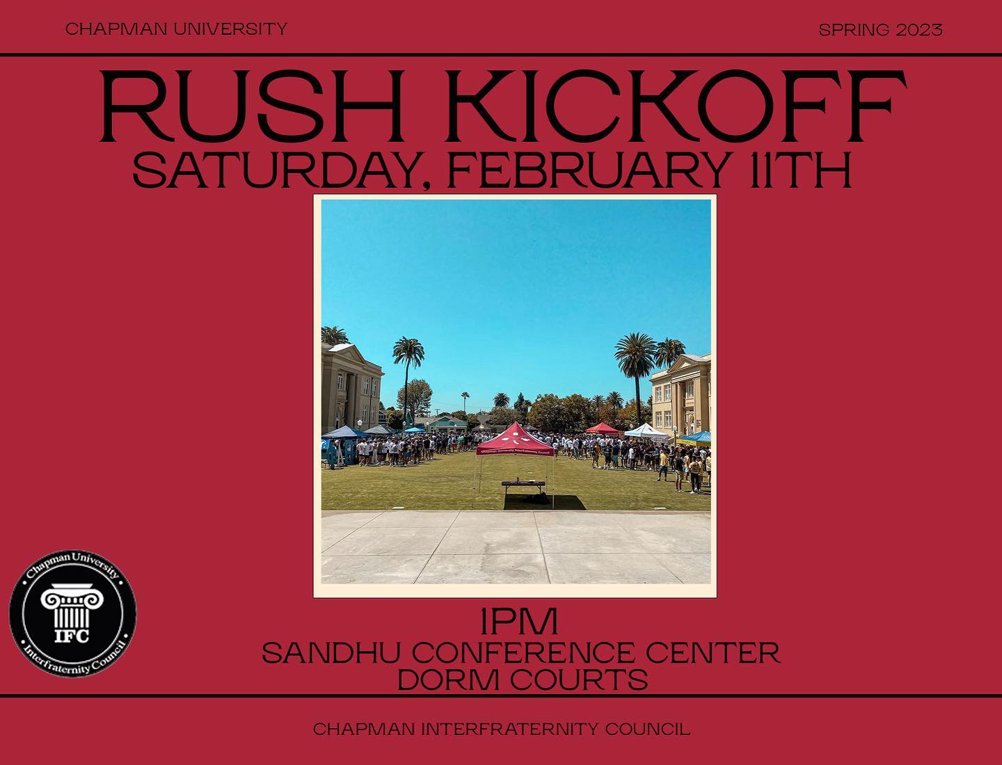 Come out to Rush Kickoff tomorrow‼️
Meet in the Sandhu conference center (same entrance as the caf) at 1PM for a quick presentation and then meet all of the chapters on the dorm courts directly after that. Can’t wait to see you all there tomorrow!