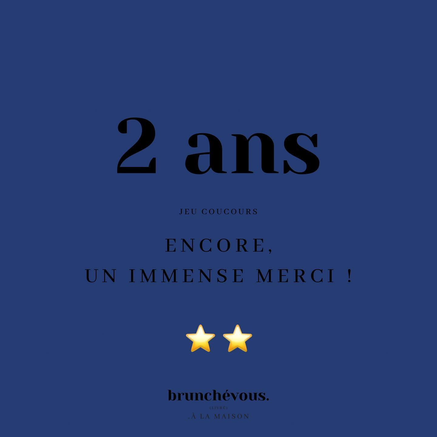 Nous y voici, au fameux mois de FĂ©vrier, le mois de notre anniversaire !!! 2 ans avec vous âïžâïž
De plus en plus nombreux, on ne vous remerciera jamais assez de (continuer de) nous suivre et de grandir avec nous ! đ
Câest de nouveau lâoccasion de tenter de remporter une box pour 2 personnes ! Et nous aurons 2 box pour 2 personnes Ă remporter, soit 2 gagnants ! đ pour jouer câest trĂšs simple, vous avez dĂ©jĂ la main, câest sĂ»r ! ->
đł liker ce post
đ„ suivre notre compte @brunchevous
đ repartager ce post dans votre story pour un max de chance
đ„ identifier en commentaire la personne avec qui vous souhaitez partager (ou pas!) ce brunch
Chaque participation compte, tant que ce sont des personnes diffĂ©rentes identifiĂ©es, alors Ă vous de jouer đČ
Le tirage au sort aura lieu mercredi 15 fĂ©vrier, bonne đ Ă tous !
CONCOURS CLĂTURĂ ! đ€
(Concours uniquement sur Instagram)
#brunchevous #brunchbox #brunchstcergues #biscuits #food #foodinstagram #brunch #brunchtime #brunchhautesavoie #brunchdudimanche #saintcergues #stcergues #machilly #juvigny #veigy #veigyfoncenex #loisin #lucinges #bonsenchablais #douvaine #villelagrand #fillinges #nangy #bonne #ballaison #cranvessales #jeuconcours
