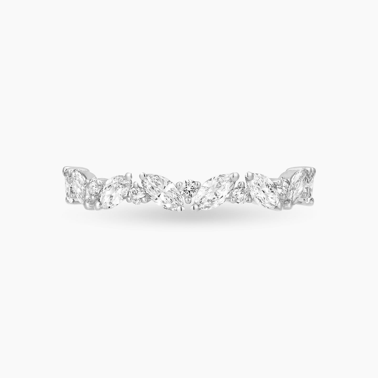The Blenheim Eternity Ring in 18K white gold contact us about a custom made order. ! #custommadejewellery #hkdiamonds #hkjewellery #eternityband #skylarcdiamonds