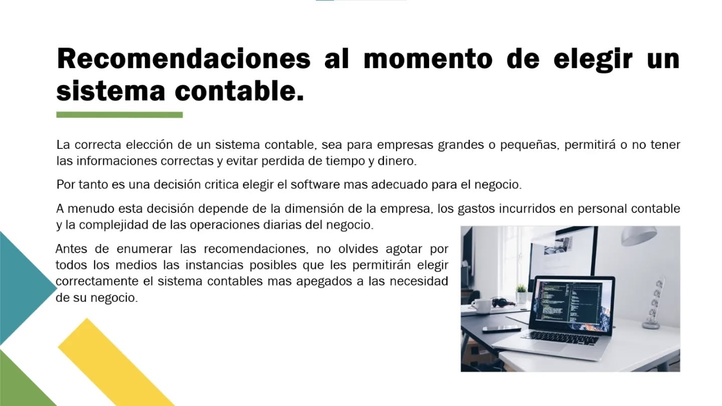 Recomendaciones al momento de elegir un sistema contable.
#software #sistemas #sistemacontable #sistemaadministrativo #sistemagubernamental #republicadominicana #santodomingo #puntodeventa #desarrollo #programacion