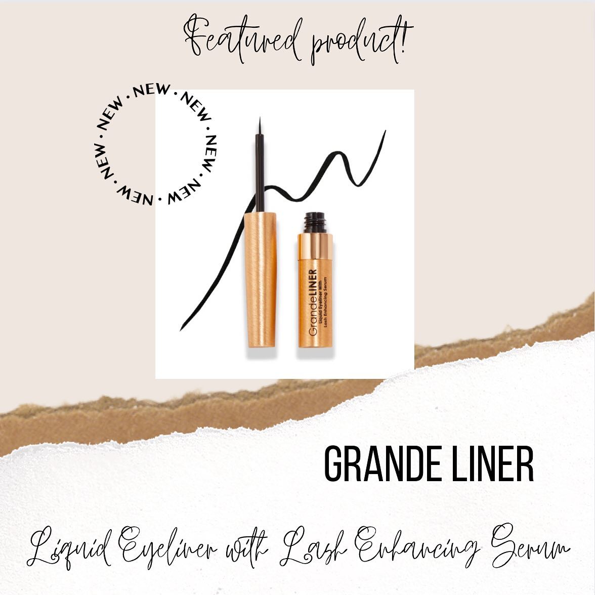 Our new fave product that’s changing the lash serum game!
✨Introducing GrandeLINER! ✨ by @grandecosmetics
•A 2-in-1 ultra black liquid eyeliner infused with lash enhancing serum that promotes longer, fuller looking lashes over time!
😍 Features:
•Ultra black color, 12 hour wear, Water-resistant with no smudging or flaking
•96% of users saw longer looking lashes over time based on a 12 week study.
✨You NEED this! Ask us how you can snag one from our shelf! 💋
#grandecosmetics #grandeliner #lashenhancingserum #eyeliner #beauty #productswelove #productswe❤️ #beautytips