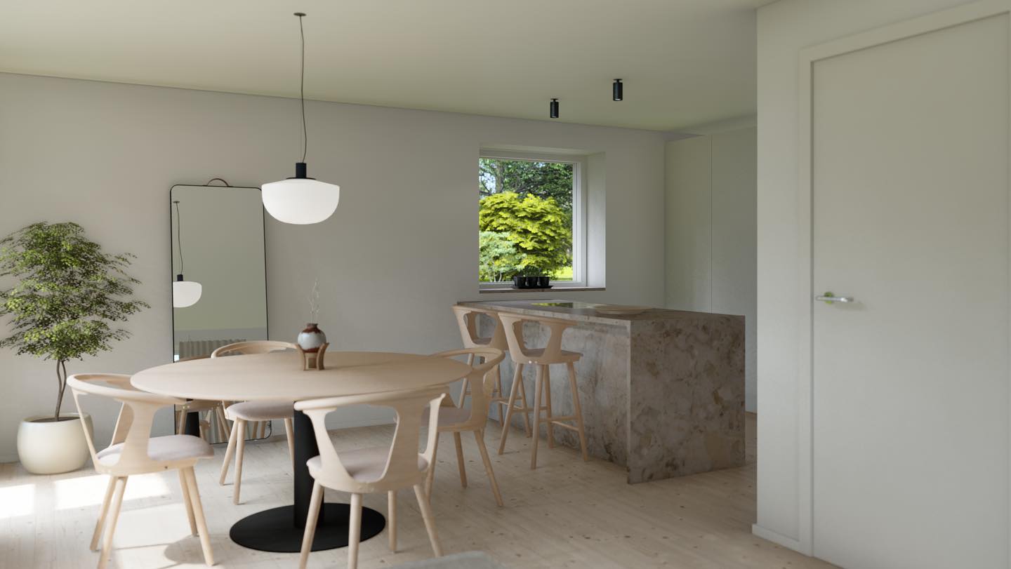 Design & visualiseringer af køkken alrum 📸☘️
#danskeboligarkitekter #softminimalism #architecturephotography #architecture #arch
#interior #nybyggeri #transformation #architecturelovers #architecturehunter #kitchen #bespoke #home #homedecor #handcrafted #danisharchitecture
#design #homeinspiration #kithceninspiration #kitchen #homestyling #kitchendesign