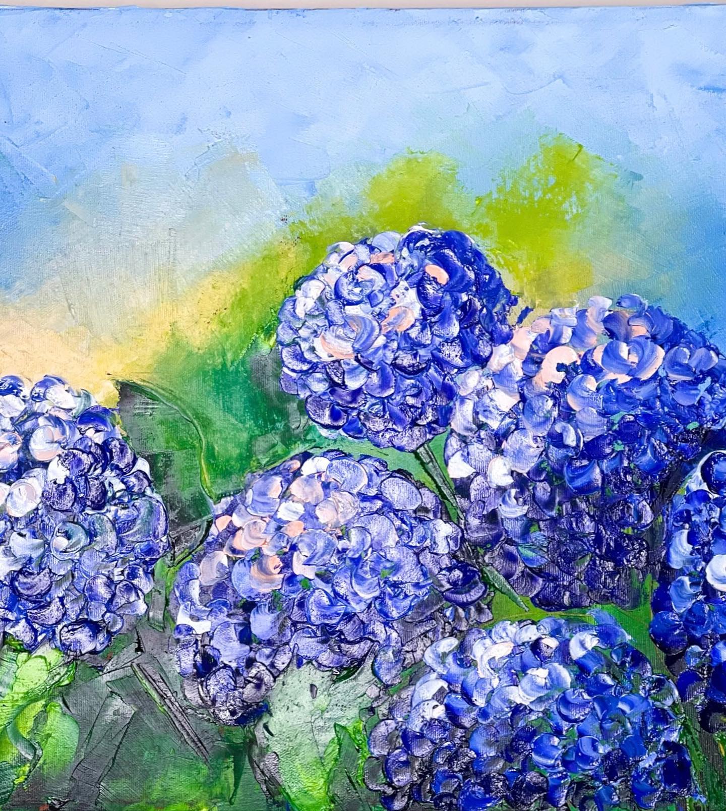 How to decide on the subiect for a painting?
I contemplate an idea for a few days. Usually it always starts with the colours I want to use.
I don't sketch, I choose the size of the canvas and start rolling. I start with one idea and in the finale it can be completely different.
My paintings are developing in the process. And it's this process that feeds me with the good vibes and feelings.
Painting is available for purchase.
My Savage Love of Colour and Magnificence
30*15 oil on canvas
#hydrangea #hydrangeas #hydrangealove #hydrangeaseason #hydrangeaflower #hydrangeaannabelle