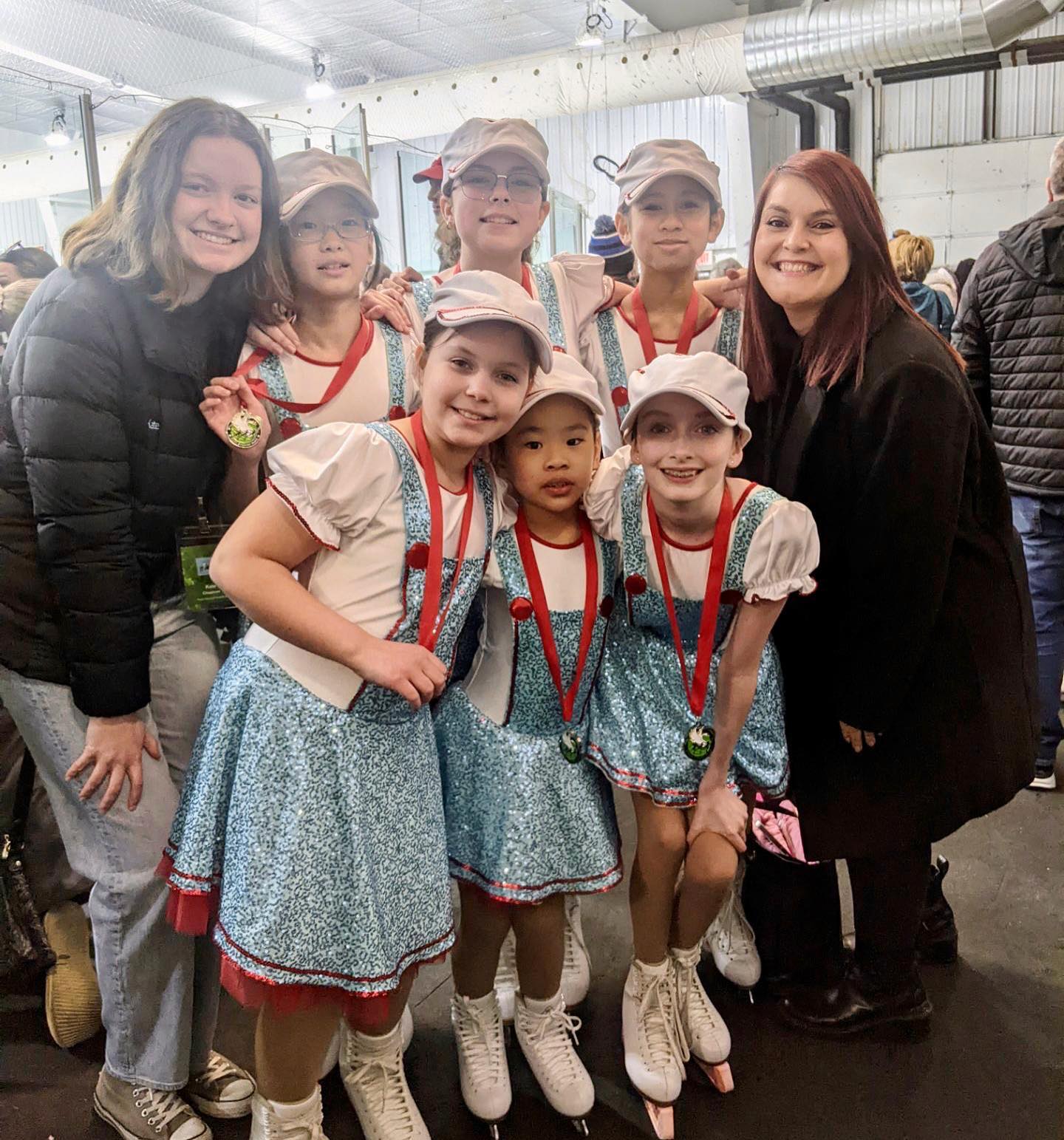 Our little conductors choo-chooed their way to a silver medal today! We are so proud of our skaters for putting on such a fantastic performance. 🚂✨🥈